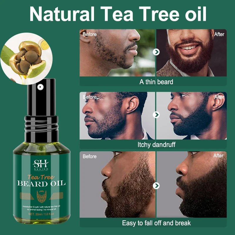 Natural Tea Tree Nourishing Regrowth Oil - Royal Roots Beard Essentials